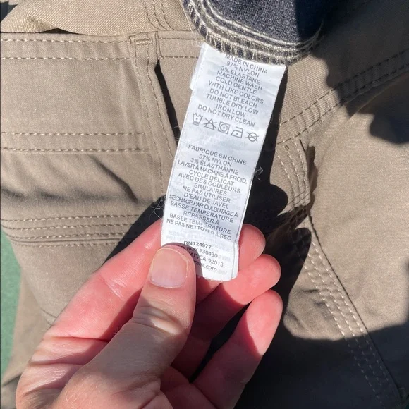 Prana Mens brown shorts - Picture 3 of 4